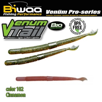 SHAD VENUM TAIL 4 10CM 102 CINNAMON 10BUC/PLIC