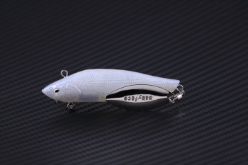 SPINNERTAIL BABYFACE SM65-S 65MM 10GR 12 PEARL WHITE SILVER FLAKE