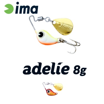 SPINNERTAIL IMA ADELIE 8 18MM 8GR 004 DOUBLE AKAKIN