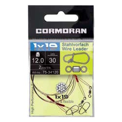 STRUNA CORMORAN CU VARTEJ SI AGRAFA 1X19 30CM/12KG 2BUC/PLIC