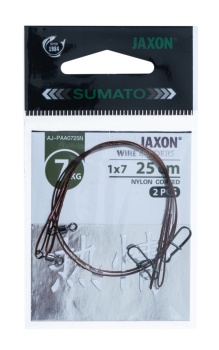 STRUNA JAXON SUMATO CAMASA NYLON 1X7 30CM 7KG 2/PLIC - Img 2