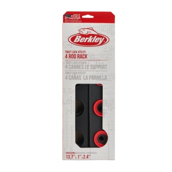 SUPORT LANSETE BERKLEY BRMTL BER TWIST LOCK UTILITLY 4 ROD RACK - Img 2