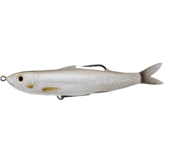 SWIMBAIT LIVE TARGET HOLLOW SHINER WALKING BAIT 11,5CM/14G PEARL GHOST