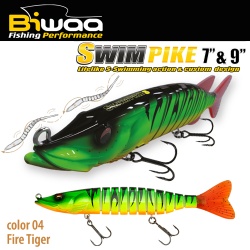 SWIMBAIT SWIMPIKE SS 7 18CM 26GR 04 FIRE TIGER