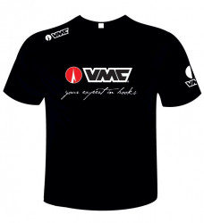 TRICOU VMC CU MANECA SCURTA NEGRU, MARIME L