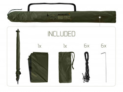 UMBRELA CU PERETE DELPHIN BIGONE CARP 250CM