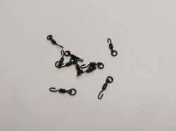 VARTEJ CU ANOU SI AGRAFA RAPIDA KORDA SPINNER RING SWIVEL NR.11 10BUC/PLIC