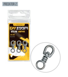 VARTEJ PREDATOR Z CATZOOM KILLER SWIVEL #4 3BUC/PLIC