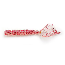 VIERME MUSTAD AJI MICRO HILA 4.3CM UV CLEAR RED GLITTER 12BUC / PL