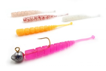 VIERME MUSTAD AJI MICRO PLU 5CM CLEAR SILVER GLITTER 16BUC / PL - Img 2