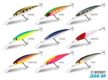 VOBLER DELPHIN WOBBY JERK-DP 12.5G / 9CM / SUSP. / SPRING