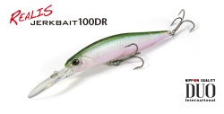 VOBLER DUO REALIS JERKBAIT 100DR 10CM 15.6GR GEA3006 GHOST MINNOW