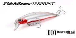 VOBLER DUO TIDE MINNOW 75 SPRINT 7.5CM 11GR AHA0001 RED HEAD HOLO