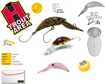 VOBLER HERAKLES ALECA SP 3.1cm 2.3gr Ghost PG Pellet Glow