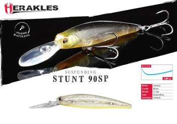 VOBLER HERAKLES STUNT 90SP 9.0cm 12.5cm Pearl OCB