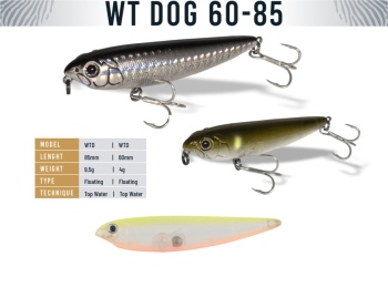 VOBLER HERAKLES WT-DOG 60 6cm 4gr Ghost Chartreuse