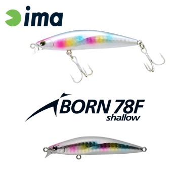 VOBLER IMA IBORN 78F SHALLOW 78MM 8.5GR 005 COTTON CANDY