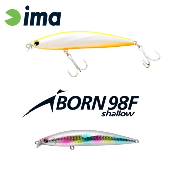 VOBLER IMA IBORN 98F SHALLOW 98MM 13GR 004 COTTON CANDY