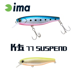 VOBLER IMA K-FAT 77 SUSPEND 77MM 12GR 002 CHART BACK PEARL
