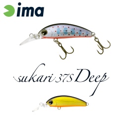 VOBLER IMA SUKARI 37S DEEP 37MM 3GR 002 GOLD BLACK
