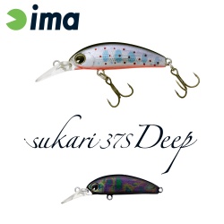VOBLER IMA SUKARI 37S DEEP 37MM 3GR 013 TITANIUM BLACK