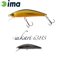 VOBLER IMA SUKARI 63HS 63MM 8GR 012 TITANIUM BLACK