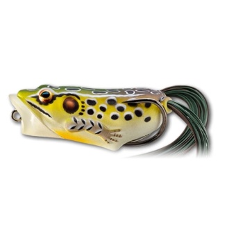 VOBLER LIVE TARGET HOLLOW BODY FROG POPPER 6,5CM/14G EMERALD/BROWN