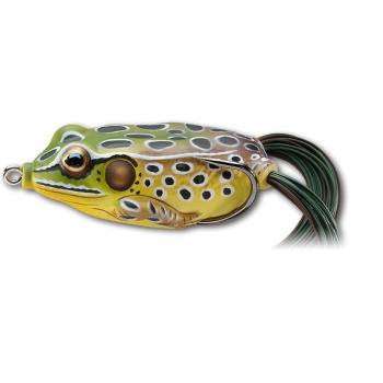 VOBLER LIVE TARGET HOLLOW BODY FROG WALKING BAIT 4,5CM/7G 514 EMERALD/BROWN
