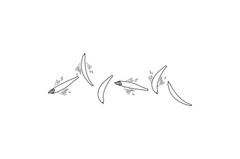 VOBLER OSP BENT MINNOW 76F 76mm 4.3gr G35 Ghost Lime Chart - Img 4