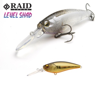 VOBLER RAID LEVEL SHAD 50.3MM 4.3GR SU 007 REAL KINKURO
