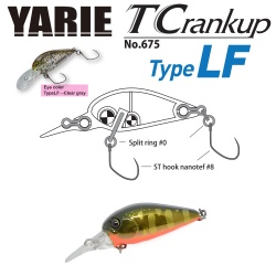 VOBLER YARIE JESPA 675 T-CRANKUP TYPE LF 3.5MM 2.6GR CULOARE C33 KUROKIN YAMAME MG