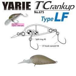 VOBLER YARIE JESPA 675 T-CRANKUP TYPE LF 3.5MM 2.6GR CULOARE C3 AKAYARI