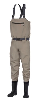 WADERS GREYS FIN BREATHABLE BOOTFOOT L 42/43 7.5/8 BROWN