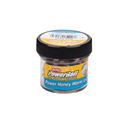 WORM BERKLEY POWERBAIT POWER HONEY WORM GREY PEARL