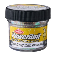 WORM BERKLEY POWERBAIT POWER HONEY WORM NATURAL / SCALES