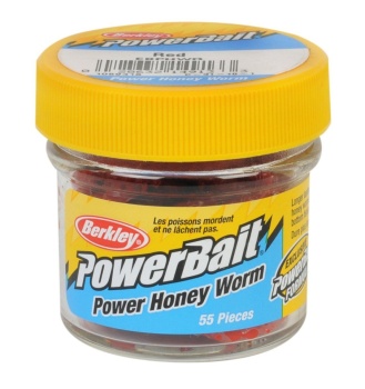WORM BERKLEY POWERBAIT POWER HONEY WORM RED SCALES - Img 2