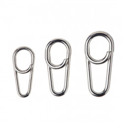 AGRAFA SAVAGE GEAR CUSTOM SALT SPLITRING SNAPS MAR.M 15BUC / PL
