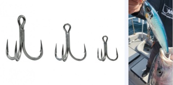 ANCORA TRIPLA MUSTAD JAW LOK TITAN STEEL 5X STRONG NR.4/0 5BUC/PL - Img 2