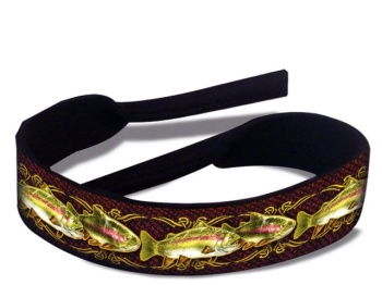 BANDA ELASTICA OCHELARI FLYING FISHERMAN RED RAINBOW TROUT SOFT