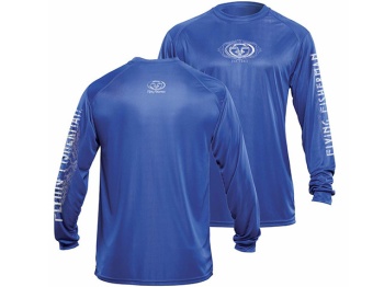 BLUZA FLYING FISHERMAN LOGO PERFORMANCE ROYAL