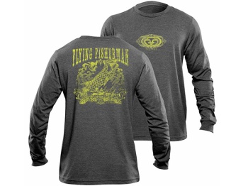 BLUZA FLYING FISHERMAN TARPON OUTLAW GRAY