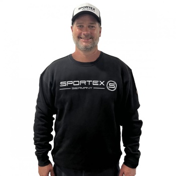 BLUZA SPORTEX CREW NECK BLACK L