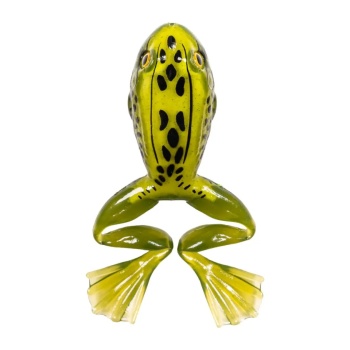 BROASCA LIVE TARGET FREESTYLE FROG UNRIGGED 7,5CM MOSS/YELLOW