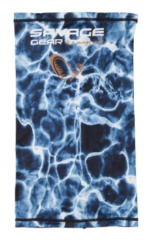 BUFF SAVAGE GEAR SUNMASK MARINE UV ONE SIZE SEA BLUE - Img 2
