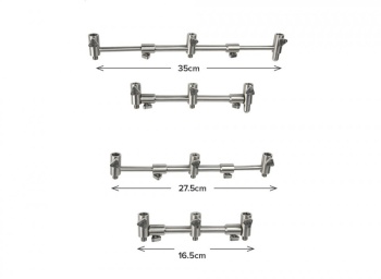 BUZZ-BAR FIX CARP SPIRIT INOX 300 FATA 3 POSTURI 39CM - Img 4