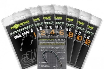 CARLIG KORDA WIDE GAPE BARBLESS NR.2 10BUC/PL