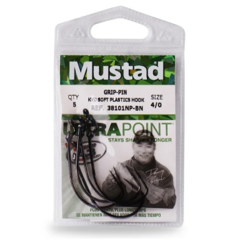 CARLIG MUSTAD ULTRAPOINT 38101 BLN OFFSET GRIP PIN 5BUC / PL NR.6/0 - Img 4