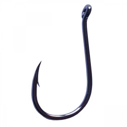 CARLIG OWNER 5177 NO.6 MOSQUITO HOOK BLACK CHROME HOOK