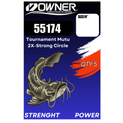 CARLIG OWNER 55174 TOURNAMENT MUTU 2X-STRONG CIRCLE NO: 7/0 BUC/PAC 5
