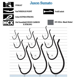 CARLIGE JAXON SUMATO BEAK-SOMN NR 7/0 NEGRU 5/PLIC